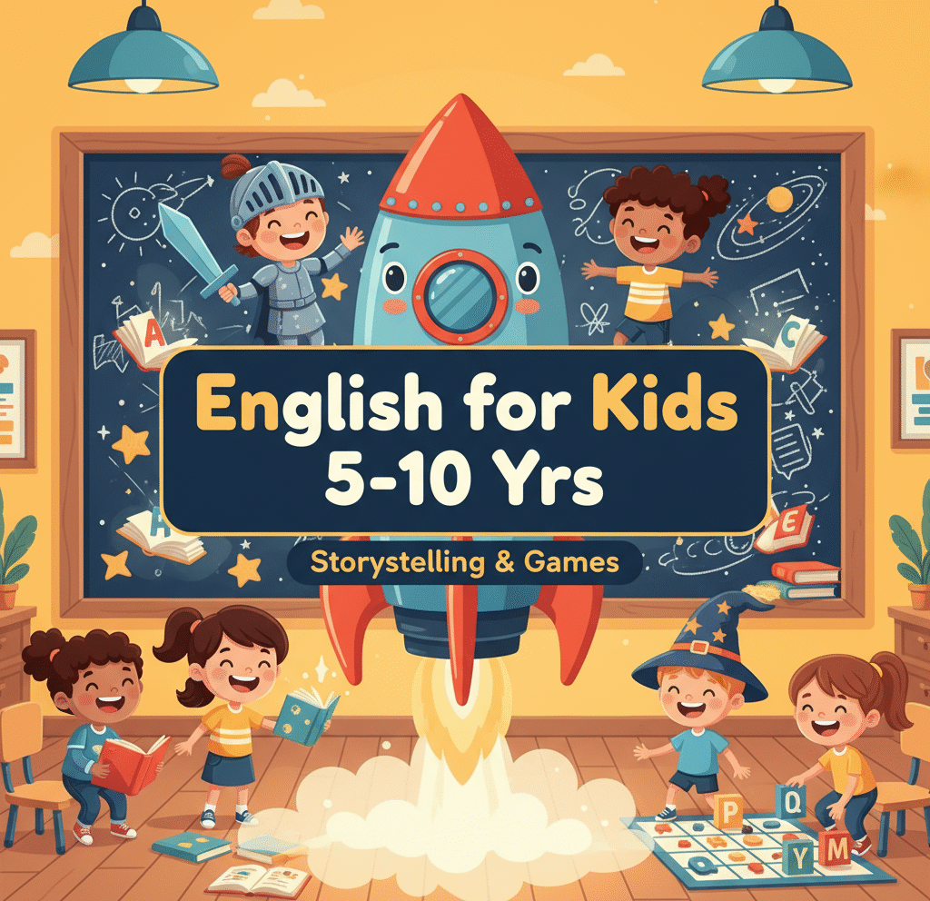 Spoken English for Kids (5-10 yrs)